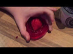 Kitchen Tool Plastic Strawberry Slicer Fruit Knife with Stainless Steel Blade(Red) - YouTube Video