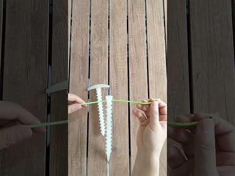 10 PCS/Set Luminous Camping Canopy Tent Ground Screw Pegs Horn Nails Outdoor Climbing Tent Plastic Nails Tent Accessories - YouTube Video