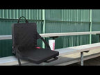 Outdoor Portable Camping Heated Foldable Cushion, Size: 33x38x4cm(Black) - YouTube Video
