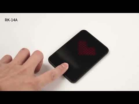 RK-14A LED Emitting Magnetic DIY Pixel Display Screen(Black) - YouTube Video