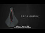PROMEND SD-565 Hollow Breathable Silicone Bicycle Saddle (Black Red) - YouTube Video