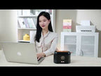 JF801 Desktop Simulation Flame Aroma Diffuser Humidifier, Color: 3 Color Light-Green - YouTube Video