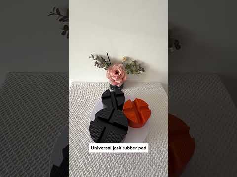 Universal Floor Jack Rubber Cushion Vehicle Shock Absorbing Rubber Mats - YouTube Video