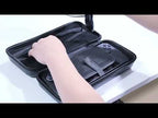 For ASUS ROG Ally X Game Console EVA Leather Pattern Handbag(Black) - YouTube Video