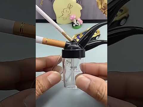 JY-101 2 PCS Recycled Mini Cigarette Filter Water Tobacco Pipe(Black) - YouTube Video