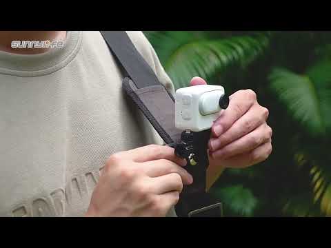 Sunnylife 360 Degree Rotation Swivel Backpack Clip Magnetic Suction Action Camera Mount(Black) - YouTube Video