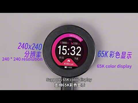Waveshare 26369 1.28-Inch Round LCD Screen RP2040 MCU Board without Touch - YouTube Video