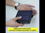 Without Ground Plug Wiring Free Infrared Sensor Waterproof Solar Lighting Wall Light, Color Temperature:White Light - YouTube Video