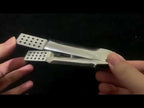 2 PCS Stainless Steel Tea Bag Clip Resistant Teabag Squeezer - YouTube Video