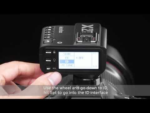 Godox X2T-O E-TTL II Bluetooth Wireless Flash Trigger for Panasonic / Olympus (Black) - YouTube Video