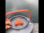 Hewolf HW-1782 Outdoor Kettle Pot Camping Tea Portable Kettle Cookware Pot, Capacity: 1.05L - YouTube Video