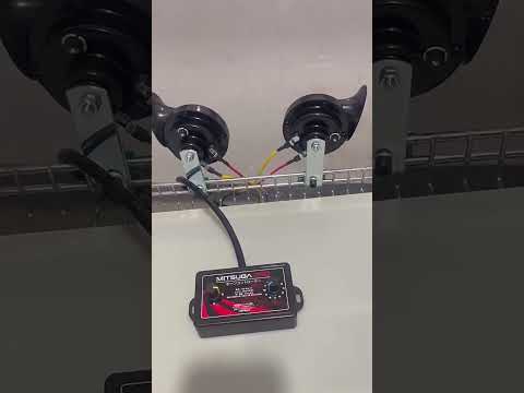 12V / 24V Universal Car Horn Controller 25 Sound Effects Sound Control Speaker(Black) - YouTube Video