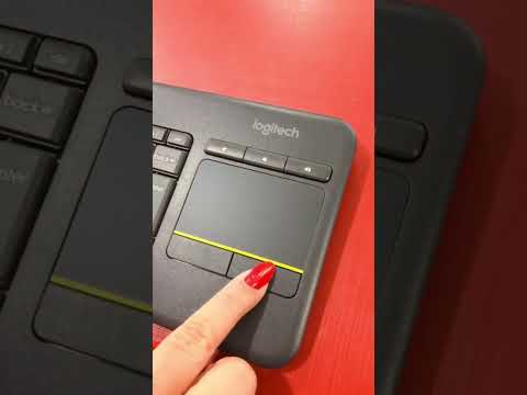 Logitech K400 Plus 2.4GHz Wireless Touch Control Keyboard, Wireless Range: 10m (Black) - YouTube Video