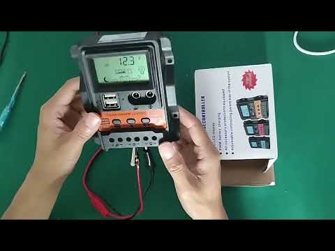 Dual DC Current 12V/24V Solar Controller LCD PWM Photovoltaic Power Generation Controller(10A) - YouTube Video