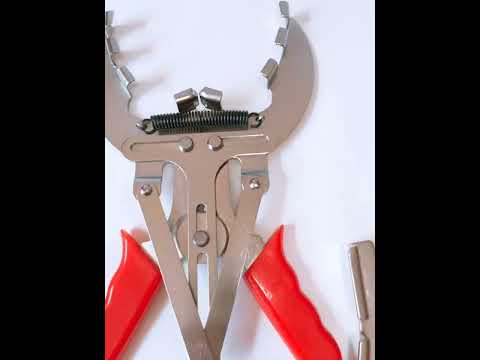Auto Piston Ring Plier Clamp Car Repair Tools Adjustable Pistons Remove Handheld Tools, Size: M (Orange) - YouTube Video