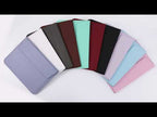 PU Leather Ultra-thin Envelope Bag Laptop Bag for MacBook Air / Pro 11 inch, with Stand Function(Black) - YouTube Video