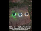 8 LED Solar Wall Lamp Outdoor Stainless Steel Buried Light(Warm Light) - YouTube Video