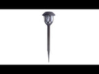 Solar Energy Coffee Outdoor Lawn Lamp IP65 Waterproof LED Decorative Garden Light (Colorful Light) - YouTube Video