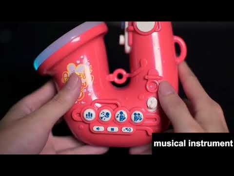 Children Early Education Puzzle Playing Simulation Musical Instrument, Style: 6806 Trumpet-Red - YouTube Video