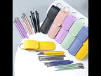 6 In 1 Stainless Steel Spring Spiral Portable Ear Pick, Specification: Black Leather Case - YouTube Video