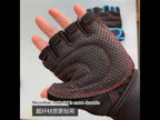 ST-2120 Gym Exercise Equipment Anti-Slip Gloves, Size: S(Red) - YouTube Video