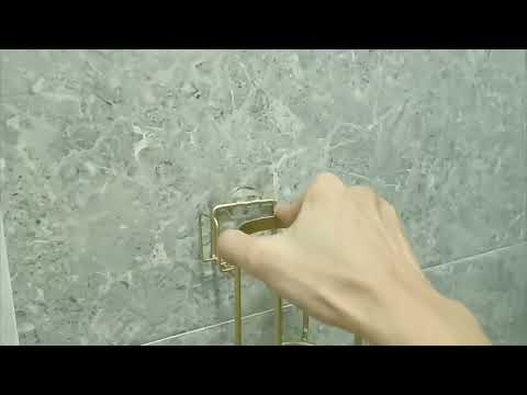 Stainless Steel Wall-mounted Ashtray Bathroom Multifunctional Ashtray Without Punching Without Smoke Buckle - YouTube Video