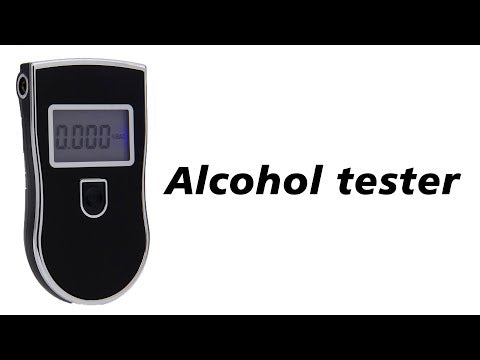 3 digitals LCD Display Breath Alcohol Tester Analyzer(Black) - YouTube Video