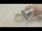 3 PCS Stainless Steel Round Dumplings Wrappers Molds Set Cutter Maker Tools(Circular) - YouTube Video