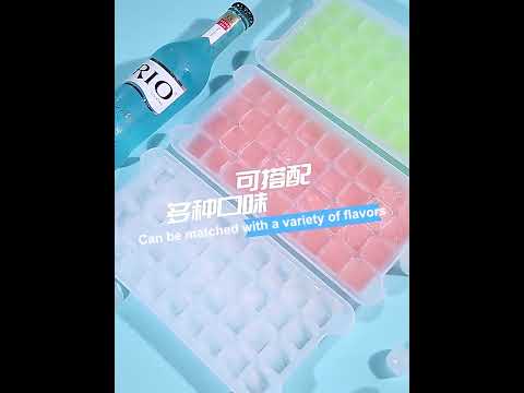 Small Square Ice Mold Trays Multi-layer Mold with Cover Ice Storage Box, 5 Layers - YouTube Video