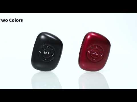 RF-V50 IP67 Waterproof 4G LTE 3G 2G GSM Elderly SOS Button Emergency Alarm GPS Tracker(Black) - YouTube Video