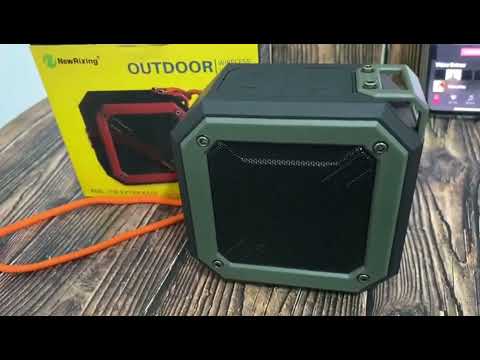 New Rixing NR-103 Mini TWS Bluetooth Speaker with Lanyard(Orange) - YouTube Video