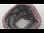 Winter Plus Velvet Thicken Warm Pullover Knit Scarf, Size:47 x 22cm(Black) - YouTube Video