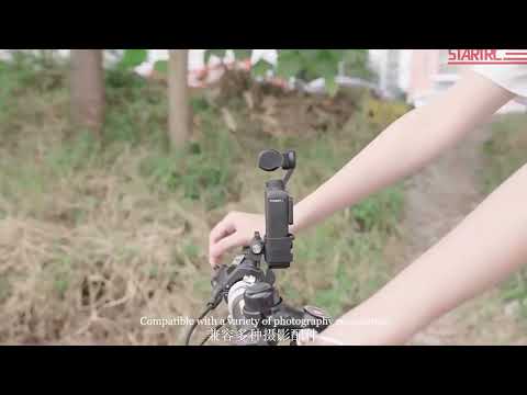 For DJI OSMO Pocket 3 STARTRC Expansion Bracket Fixed Plastic Frame (Black) - YouTube Video