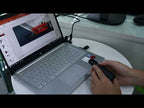 Multimedia Presenter with Laser Pointer & USB Receiver for Projector / PC / Laptop, Control Distance: 15m (R400)(Black) - YouTube Video