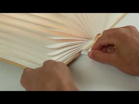 Foldable Pages Colorful Dimming Book Shape LED Light , Creative Portable USB Charging Semicircle Night Light with Remote Control(Blue) - YouTube Video