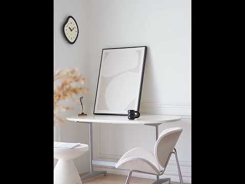 wozoom Irregular Pendulum Wall Clock Silent Quartz Clock For Living Room Decor, Spec: Minimalist Medium - YouTube Video