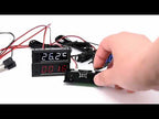 3 in 1 DC5-50V Car High-precision Electronic LED Luminous Clock + Thermometer + Voltmeter (Green) - YouTube Video