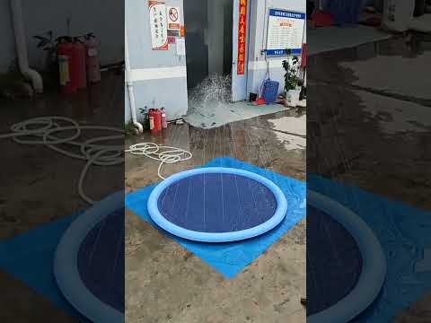 PVC Sprinkler Splash Mat for Kids Outdoor Lawn Water Fun, Diameter: 190cm - YouTube Video