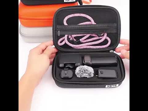 For Insta360 Luna Ultra Carrying Box Portable Protective Storage Bag(Black PU) - YouTube Video