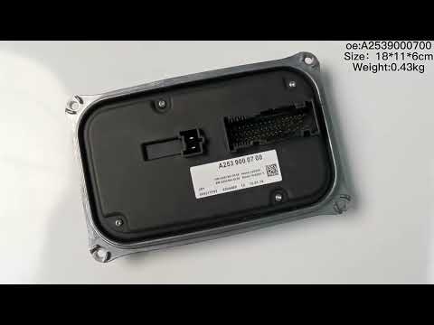 LED Driver Controller For Mercedes-Benz GLC / W253 / X253 2016-2019 A2539000700, Left Driving - YouTube Video