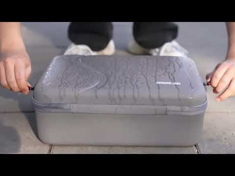 For DJI Neo 2 STARTRC Motion Sensing Combo Shoulder PU Storage Bag Handbag (Grey) - YouTube Video
