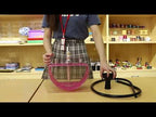 Acrylic Half Round Pot Double Pipe Hookah Set - YouTube Video