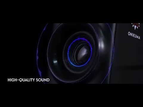 ONIKUMA L6 RGB Lighting Computer Audio with Bluetooth Function(Black) - YouTube Video