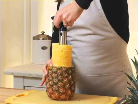 LsCook Pineapple Corer Slicer(Silver) - YouTube Video