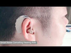 GM-105 Smart Noise Cancelling Ear-hook Rechargeable Elderly Hearing Aids, Spec: EU Plug(Skin Color) - YouTube Video