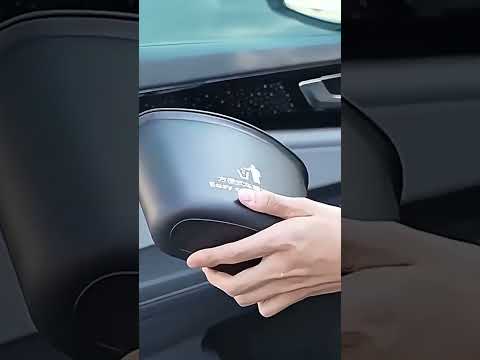 Car Trash Can Door Mounted Storage Bin, Type:without Phone Holder - YouTube Video