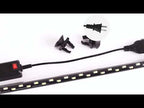 Q20BW Blue+White Light 90-260V Aquarium Diving Light LED Fish Tank Light(EU Plug) - YouTube Video