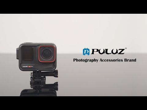 For Insta360 Ace Pro PULUZ Plastic Cage Expansion Adapter Frame with Cold Shoe Base (Black) - YouTube Video