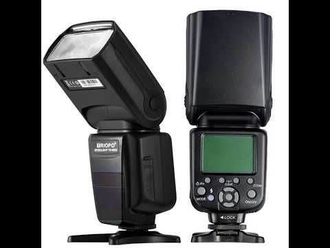 TRIOPO TR-982IIIN Flash Light Speedlite for Nikon (Black) - YouTube Video