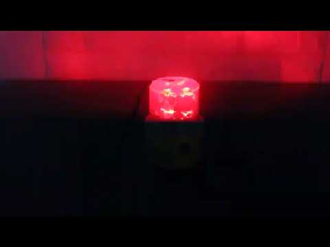 Flash Strobe Warning Light with Strong Magnetic Base (Yellow + Red) - YouTube Video